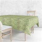 Willow Boughs Acrylic Coated Tablecloth Green