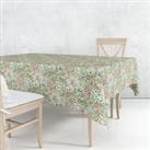 William Morris Golden Lily Acrylic Coated Tablecloth MultiColoured