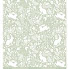 Forest Life Cotton Tea Towel Forest Life Green