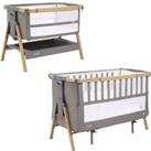 CoZee XL Complete Birth to 4 Years Cot Bed Package Dark Grey