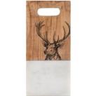 Stag Small White Marble Serving Board White