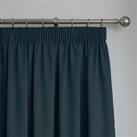 Fusion Galaxy Dim Out Pencil Pleat Curtains Navy Blue