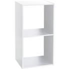Mix and Modul Cube Organiser 2 Shelf Unit White