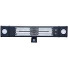Blaze Large Wall Mounted Patio Heater with LED Lights Black
