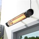 Flare Wall Mounted Patio Heater Black