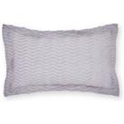 Arlo Cotton Oxford Pillowcase Silver