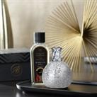 Twinkle Star Fragrance Lamp with Moroccan Spice Fragrance Gift Set Silver