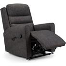 Balmoral Premier Single Motor Deluxe Rise and Recline Chair Black