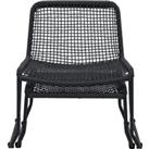 Lydden Lounge Chair with Footstool Black