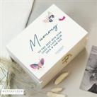 Personalised Butterfly White Storage Box White