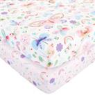 Painted Butterfly Set of 2 Fitted Sheets Pink