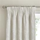 Dorma Luxe Wisteria Ivory Blackout Pencil Pleat Curtains Champagne (Ivory)