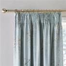Dorma Gypsophilia Mineral Blackout Pencil Pleat Curtains Mineral