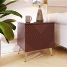 Ava Side Table Deep Mulberry
