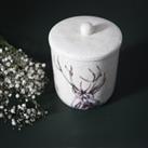 Meg Hawkins Stag Storage Canister Off-White