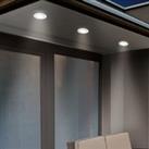 EGLO Margo Indoor Outdoor Recessed Flush Ceiling Light White