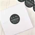 Personalised Classic Stickers Grey