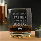 Personalised Father of the Bride Tumbler Clear