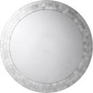 Croydex Meadley Round Wall Mirror Clear