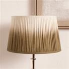 Scallop Ombre Soft Pleated Tapered Lamp Shade Beige