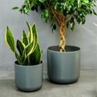 Lisbon Plant Pot Dark Grey