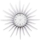 Acctim Stella Wall Clock Silver