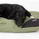 Scruffs Waterproof Expedition Memory Foam Dog Pillow Green