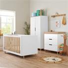 Tutti Bambini Fika 3 Piece Nursery Furniture Set White