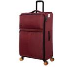 IT Luggage Lykke Soft Shell Suitcase Rust (Red)