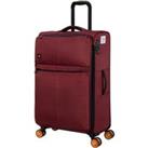 IT Luggage Lykke Soft Shell Suitcase Rust (Red)