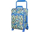 IT Luggage Curiosity Soft Shell Kiddies Minimals Blue Suitcase Blue