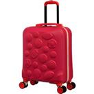 IT Luggage Half Time Hard Shell Kiddies Poppy Red Underseat Suitcase Poppy (Red)