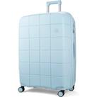 Rock Luggage Pixel Suitcase Pastel Blue