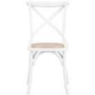 Fitzroy Cane Set of 2 Dining Chairs White