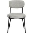 Smith Set of 2 Dining Chairs Graphite (Grey)