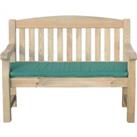 Emily 2 Seater Bench Pad Green