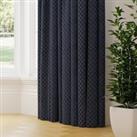 Solitaire Made to Measure Curtains Navy Blue