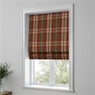 Highland Check Made to Measure Roman Blind Highland Check Rosso