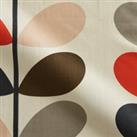 Orla Kiely Stem Made to Measure Fabric By the Metre Red/Brown/Black