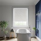 Marble Blackout Made to Measure Flame Retardant Roller Blinds Marble Silver Blackout