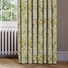 William Morris At Home Lodden Made to Measure Curtains Green/Yellow