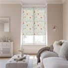 Poppy Daylight Made to Measure Roller Blind Red/Green