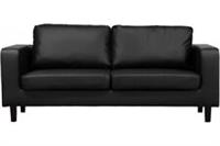 Box Black/Brown Leather Sofa Collection