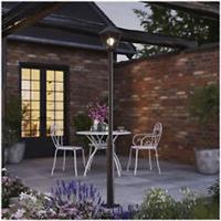 Outdoor Post Light Lantern Garden Traditional Black Tall Waterproof Patio 2M