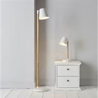 Colours Floor Lamp Adelsbury Matt White Halogen Living Room Bedroom Lighting