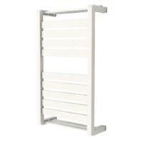 Towel Rail Radiator White Flat Bathroom Warmer Ladder 344W (H)70x(W)40cm