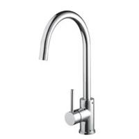 Bristan Kitchen Mixer Tap Single Lever Easyfit Chrome Swan Neck Spout 1/4 Turn