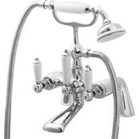 GoodHome Bath Filler Shower Mixer Tap Chrome Traditional Bathroom Home 5bar