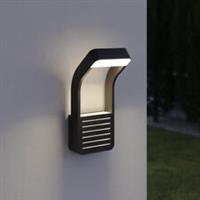 Outdoor LED Wall Light Matt Black Modern Patio Porch Waterproof Rust Resistant