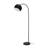 Floor Lamp Matt Black LED Portable Indoor E27 Living Room Modern 15W (H)1.63m